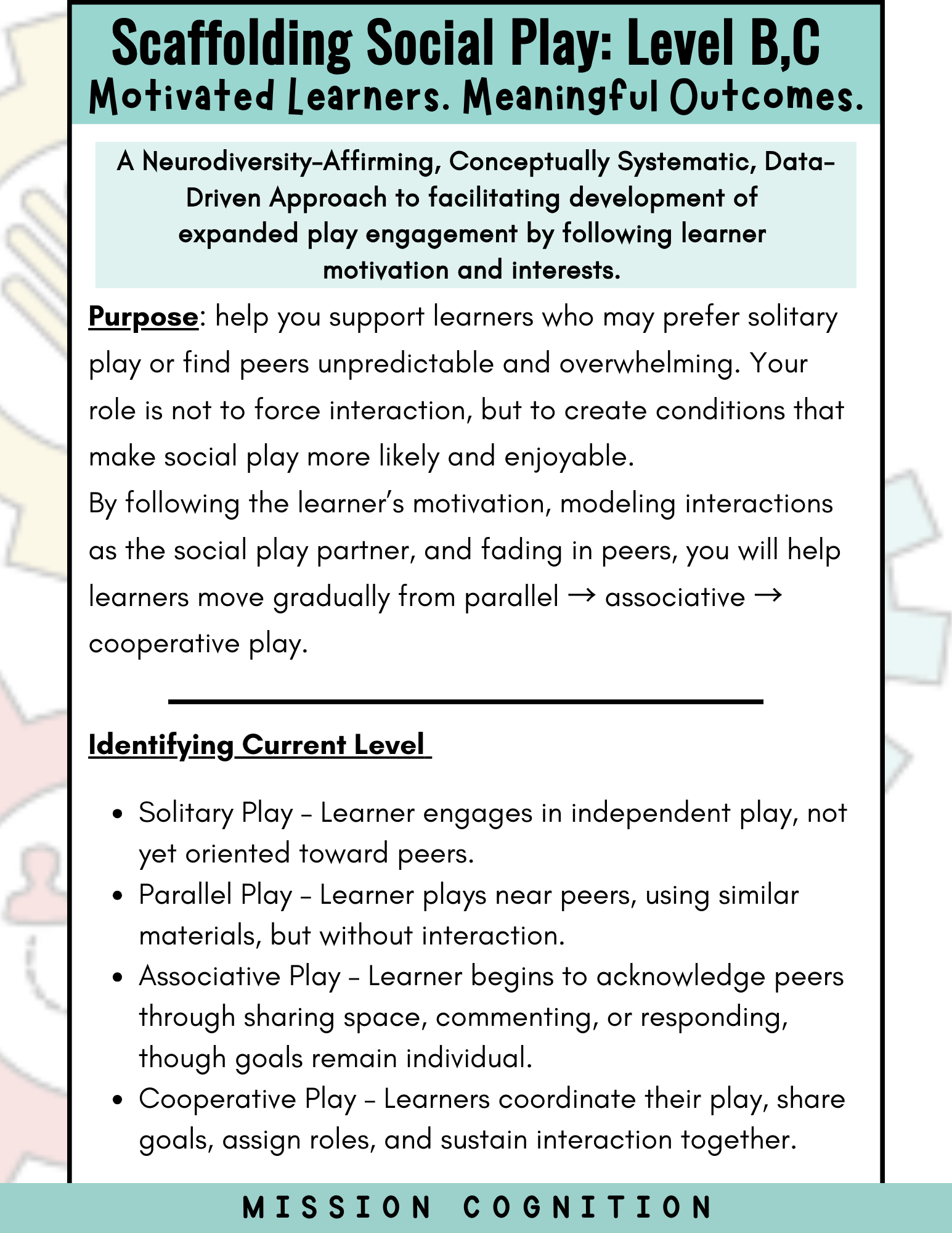 Treatment Fidelity Guide: Free Play - Image 2
