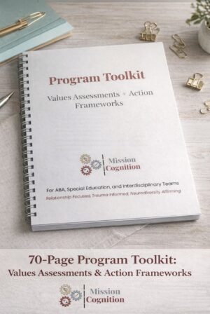 Program Toolkit: Values in Action Framework
